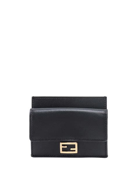 fendi vertical card holder|Fendi card holder for women.